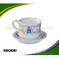 180ml porcelain coffee cup and saucer